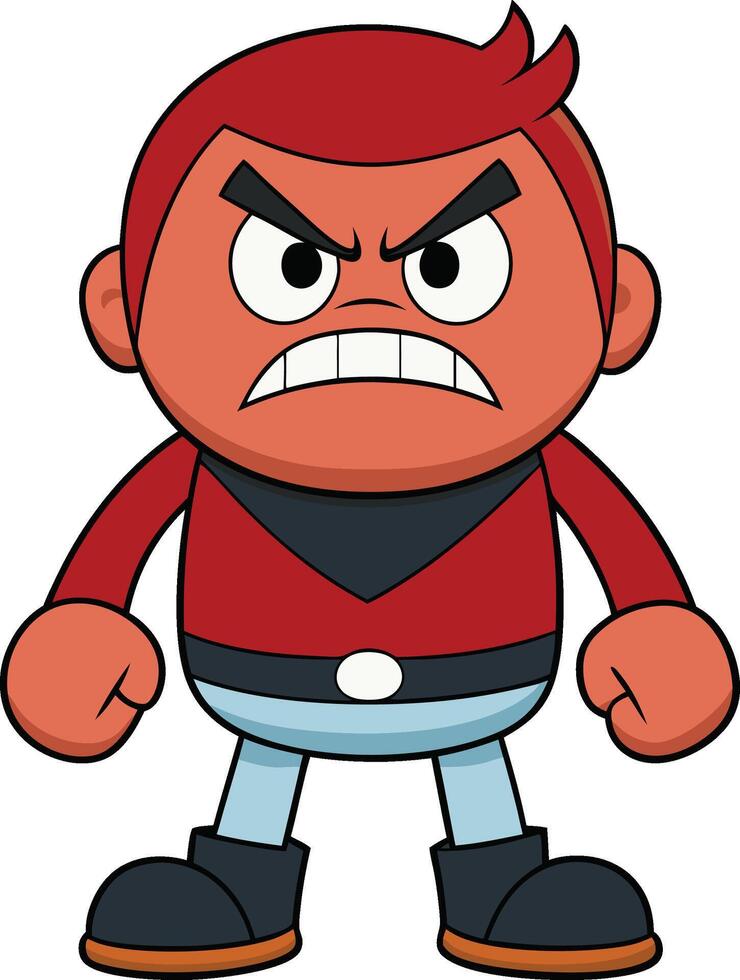 angry man design vector