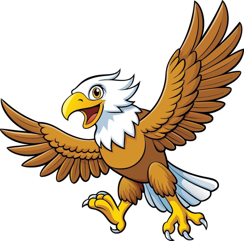 eagle colorful design vector