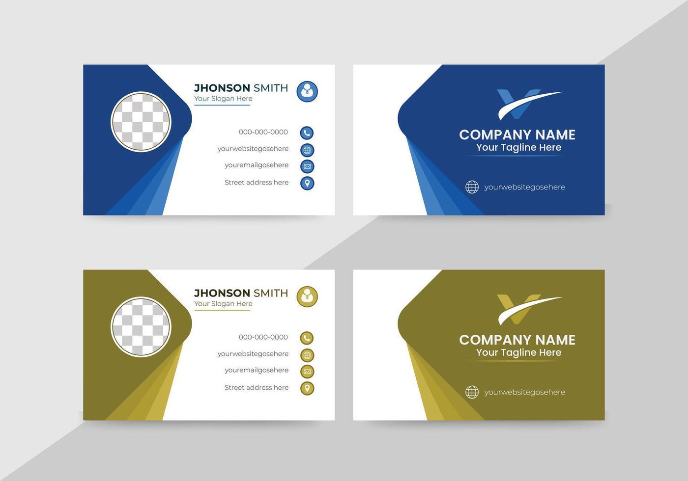 Modern Luxury Business card vector