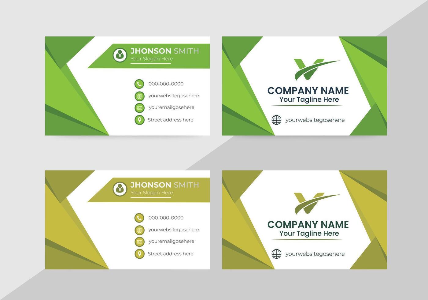 A Business card Template vector