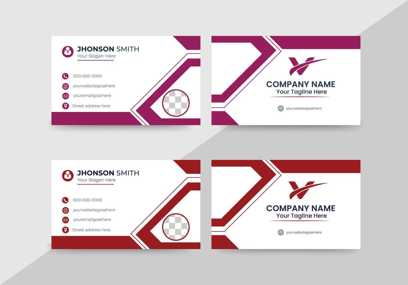 Modern Luxury Business card Template vector