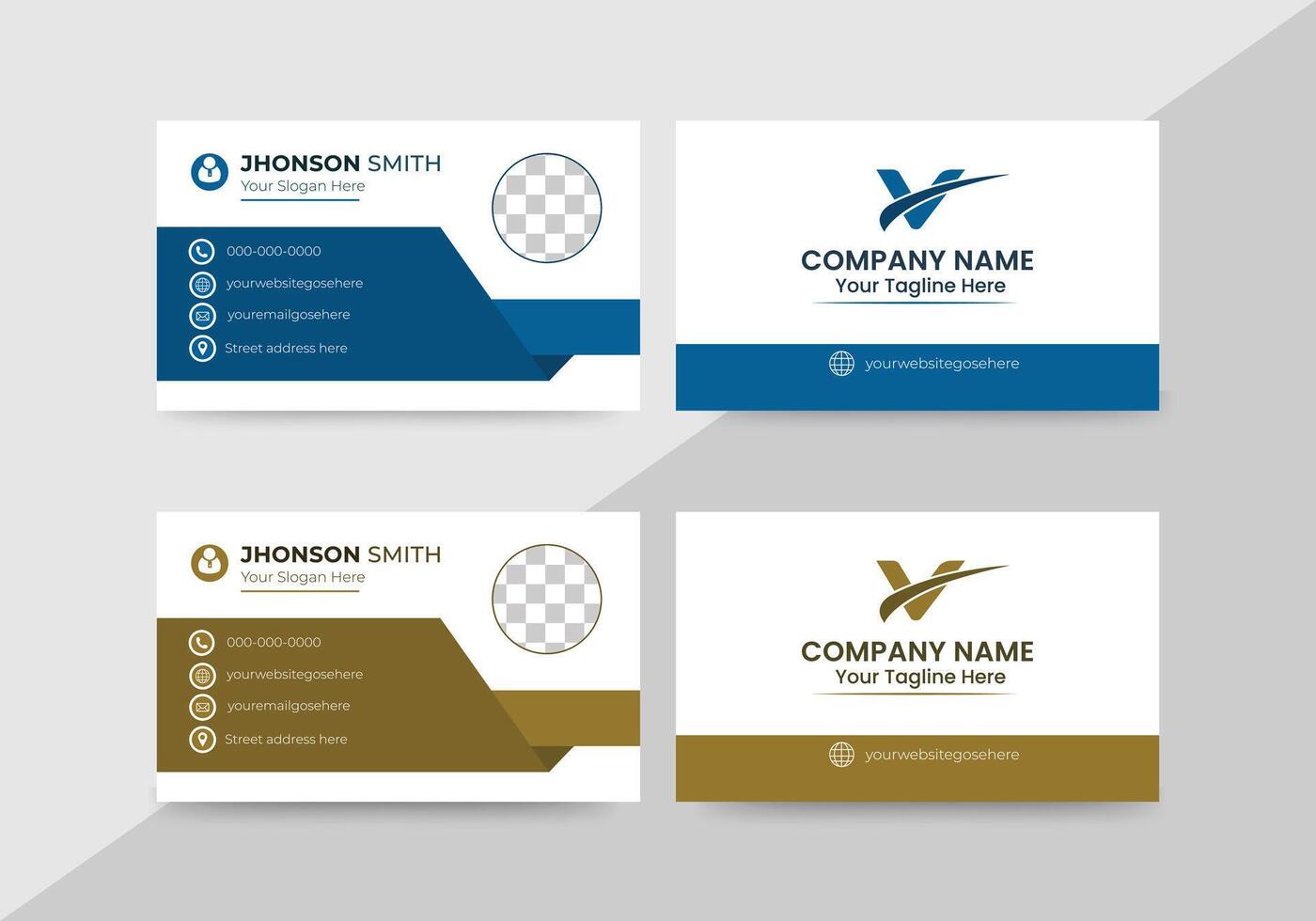 Creative Luxury Business card visiting card Template vector