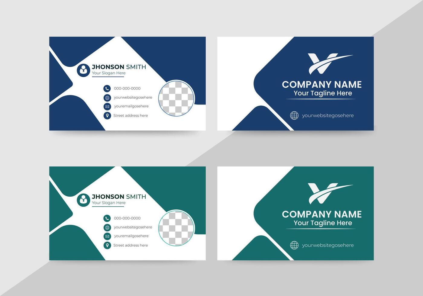 Creative Luxury Business card visiting card Template design vector