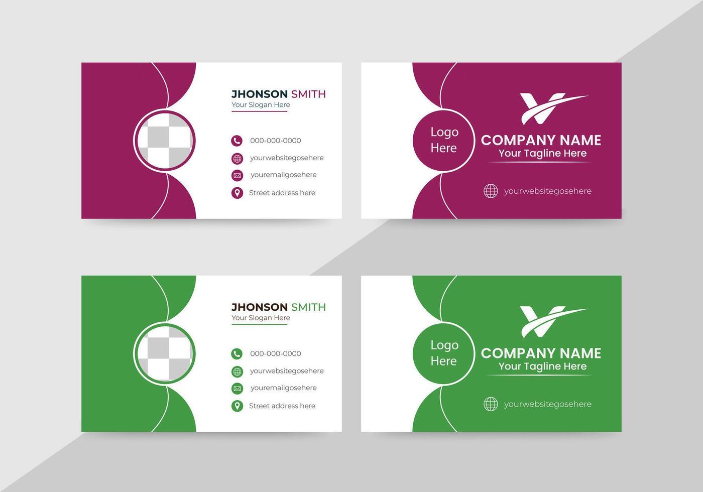 Modern Luxury Business card design Template vector