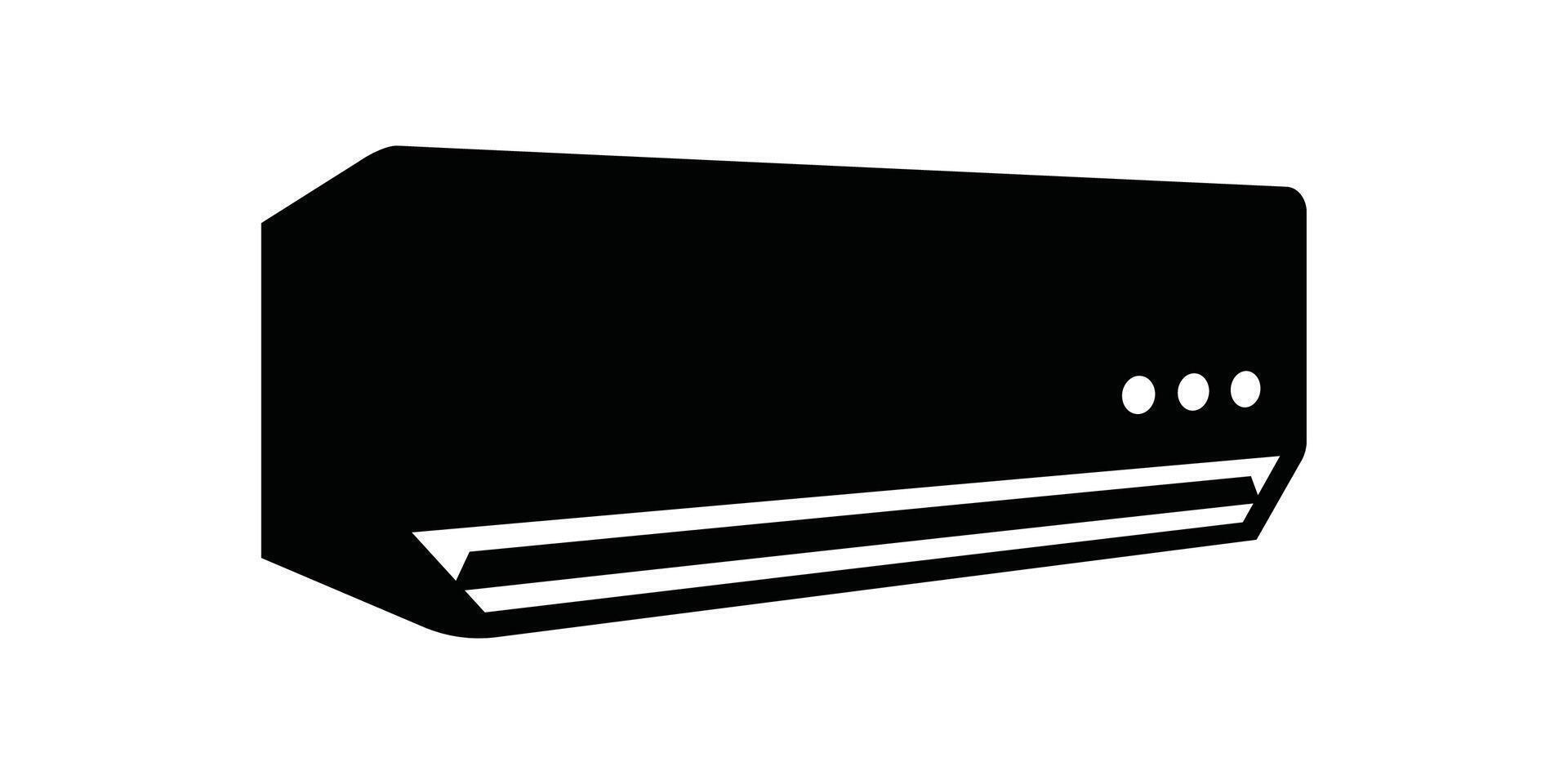 A black and white illustration of a refrigerator vector
