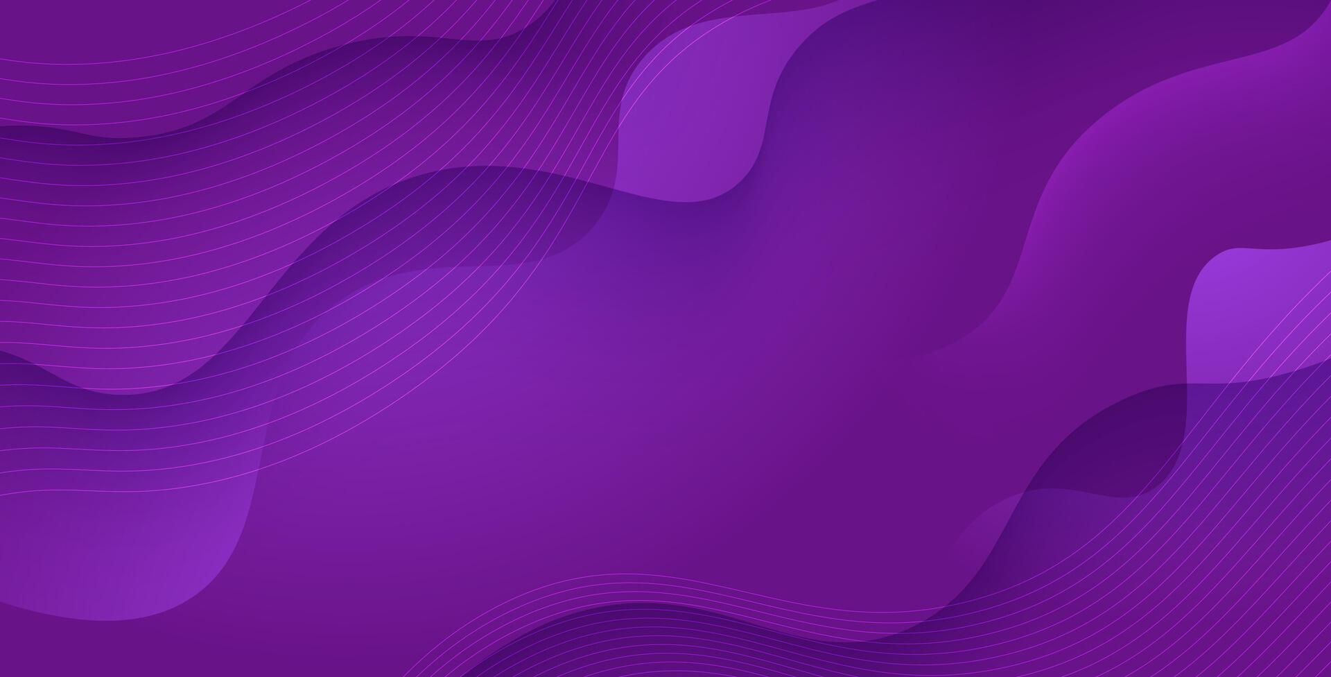 Multi layers purple texture 3D papercut layers in gradient banner. Abstract paper cut art background design for website template. Topography map concept or smooth origami paper cut vector