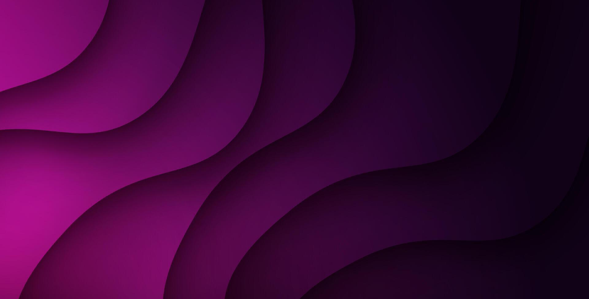 multi colored abstract purple dynamic wavy papercut overlap layers background. eps10 vector