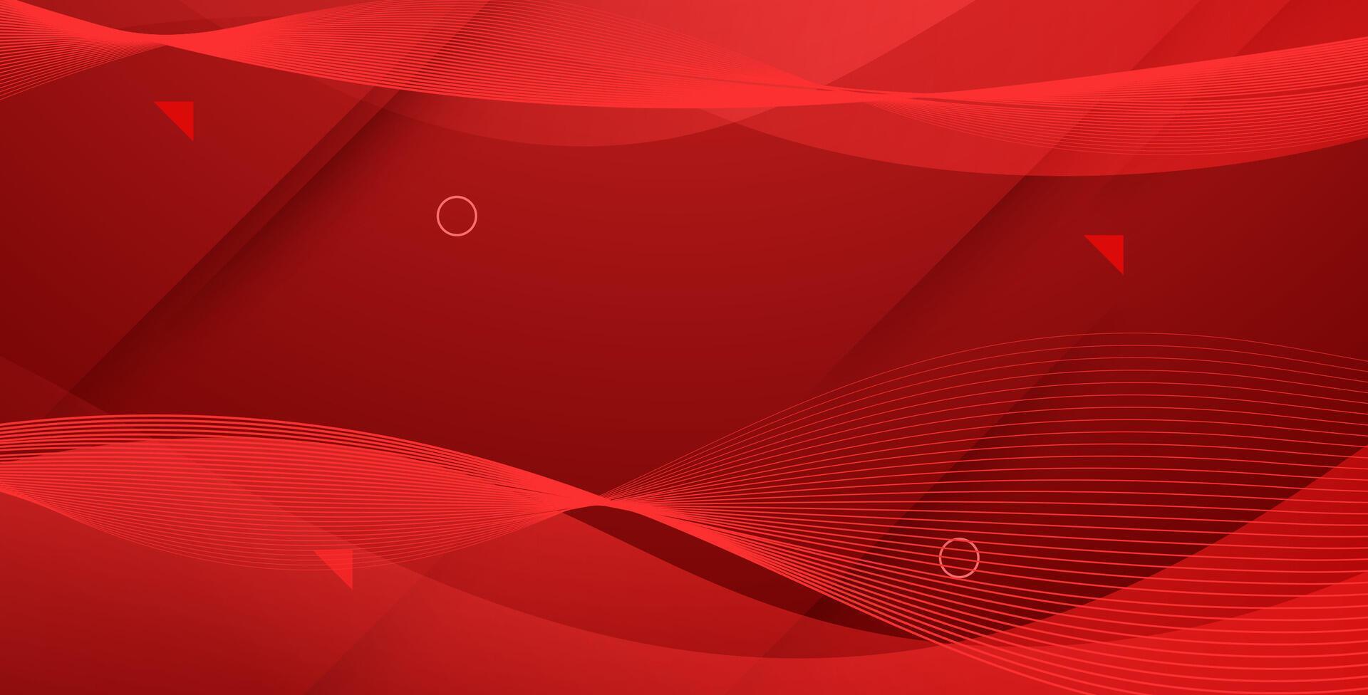 dynamic abstract red liquid color gradient wavy geometric fluid shape background. eps10 vector