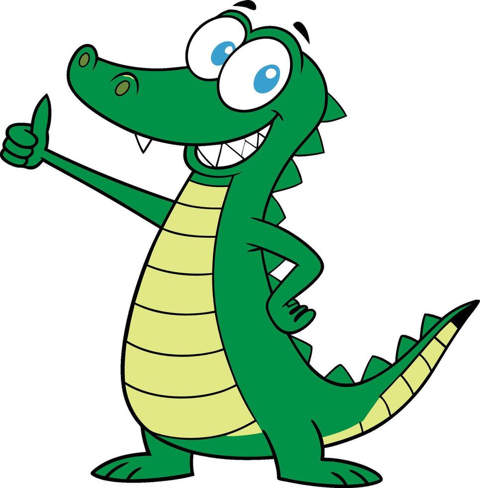 illustration of a green crocodile smiley face isolated on white background. vector
