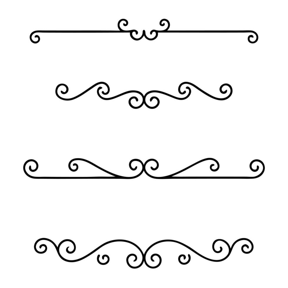 Line dividers icon on white background vector