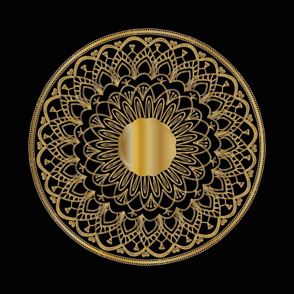 Lineal mandala design vector