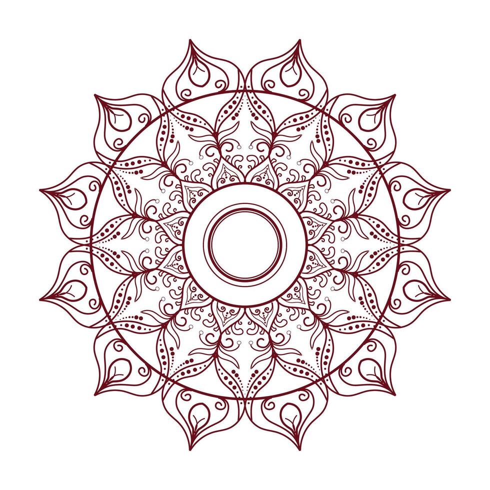Mandala Design High Quality Editable EPS File vector