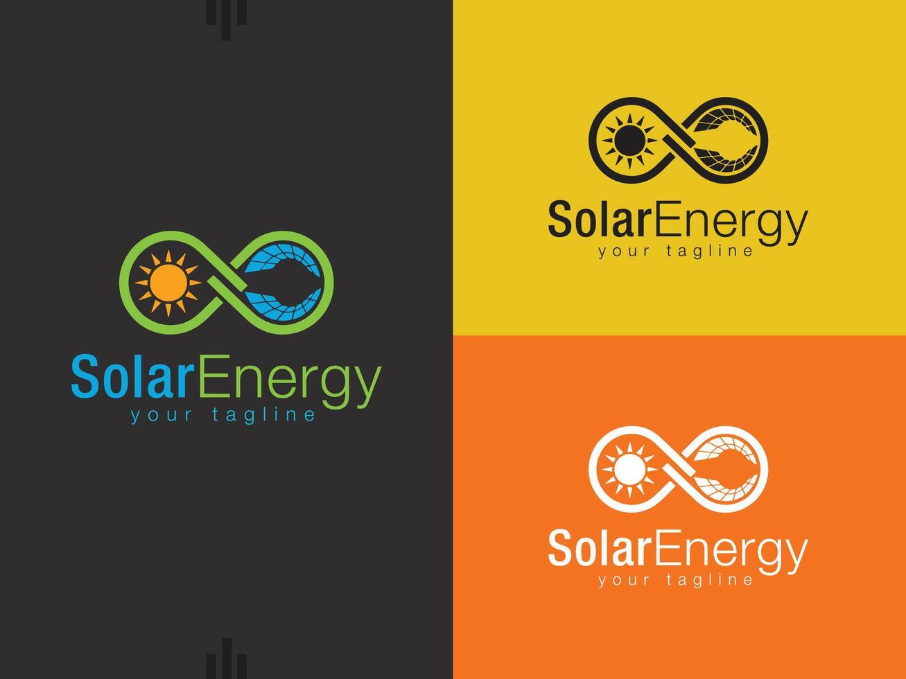 Solar panel logo icon of natural energy design vector