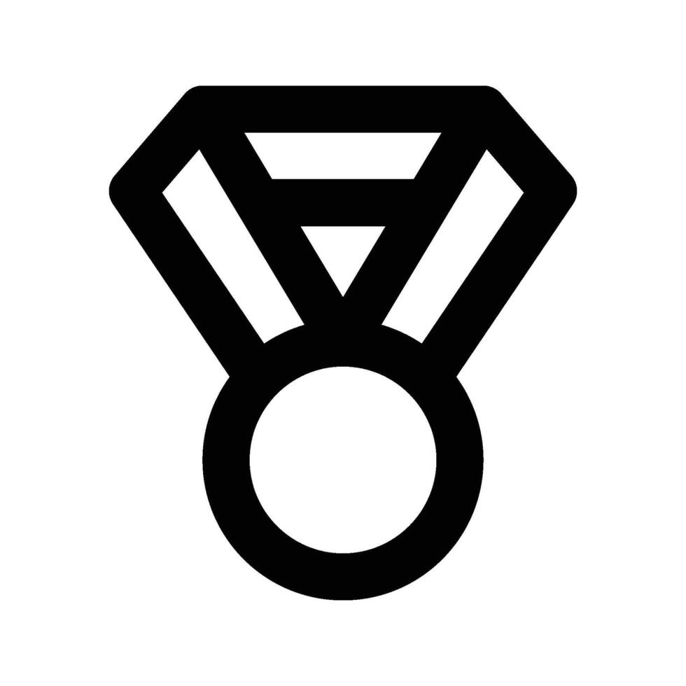 Medal Icon in trendy flat style isolated on background. Medal symbol for your web site design, logo, app, UI. illustration vector