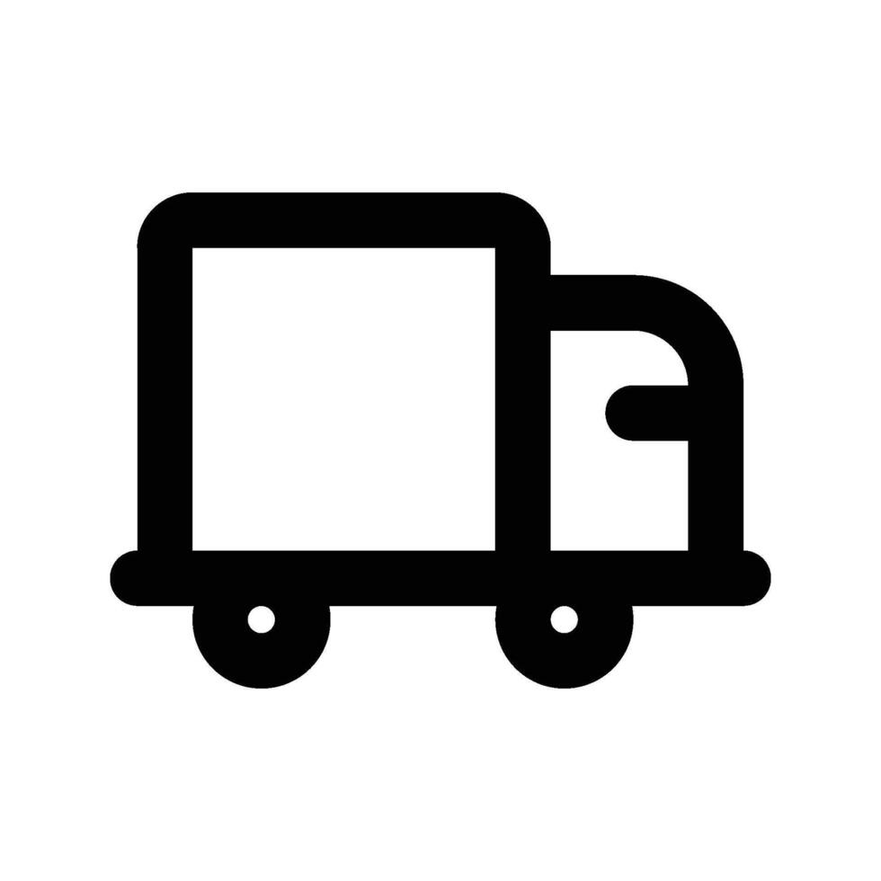 Delivery truck icon isolated on background. simple illustration. vector