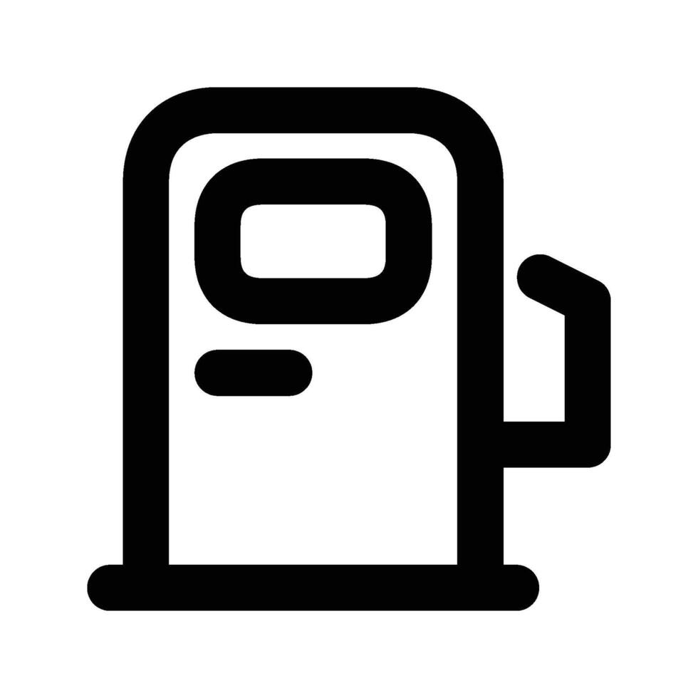 Fuel pump icon set. Gas station icon design. illustration on background vector