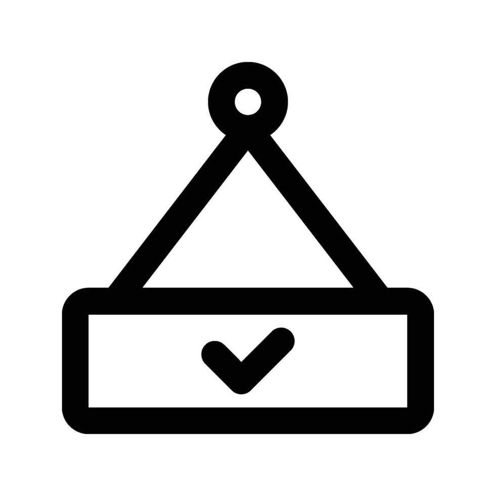 Open board icon design in modern style, ready to use vector