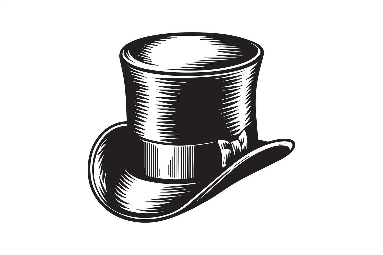About Top Hat Clipart Illustration vector