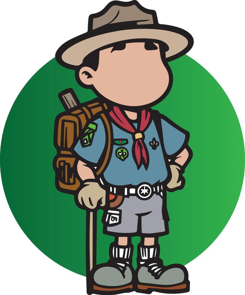 Boy scout price 1 vector