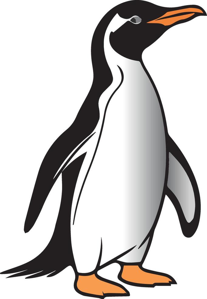Penguin clip art vector
