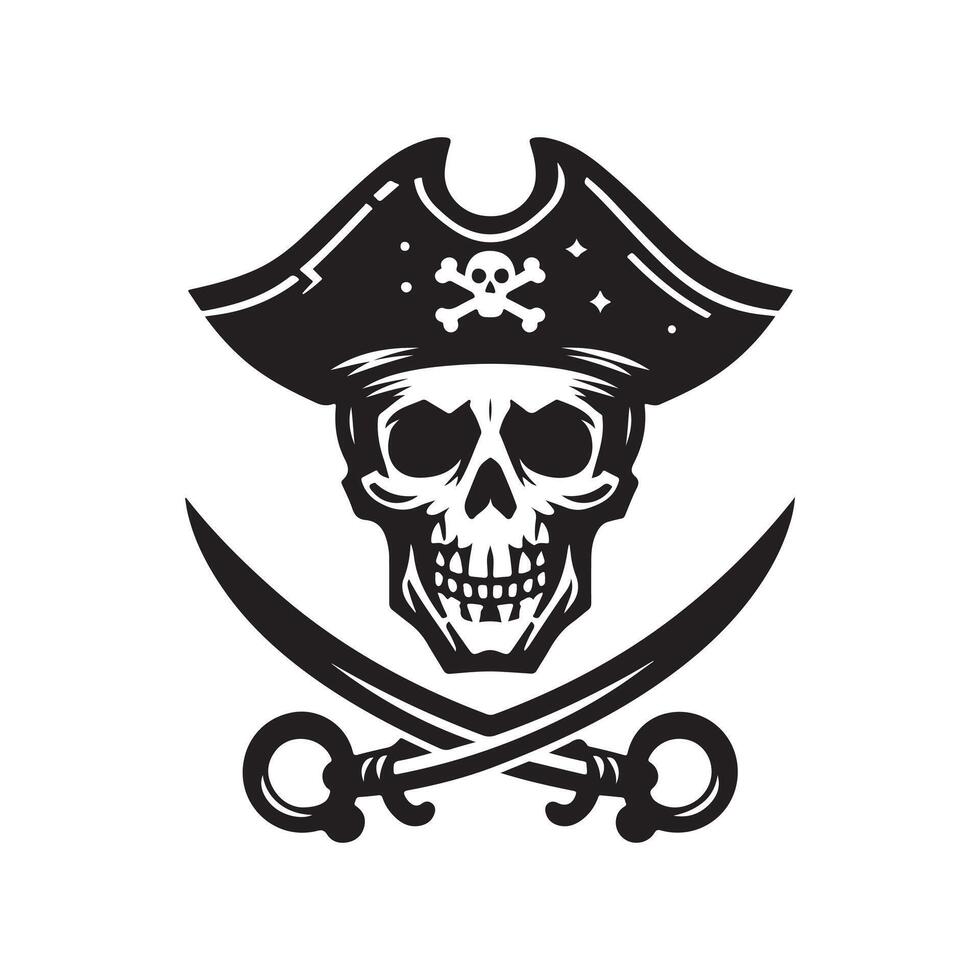 Vintage Old Skull Vectors Art for Rock and Punk Graphics