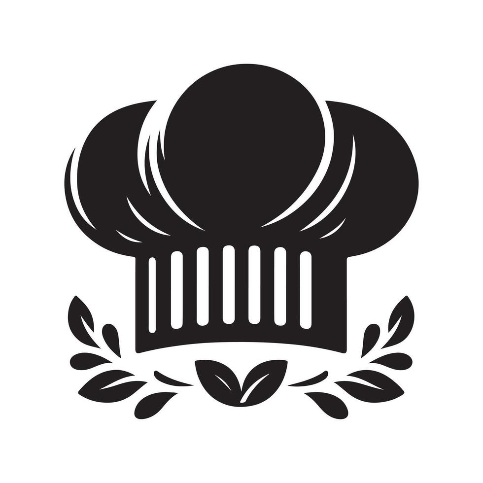 Kitchen Cap Silhouettes Perfect for Hospitality Design Projects vector