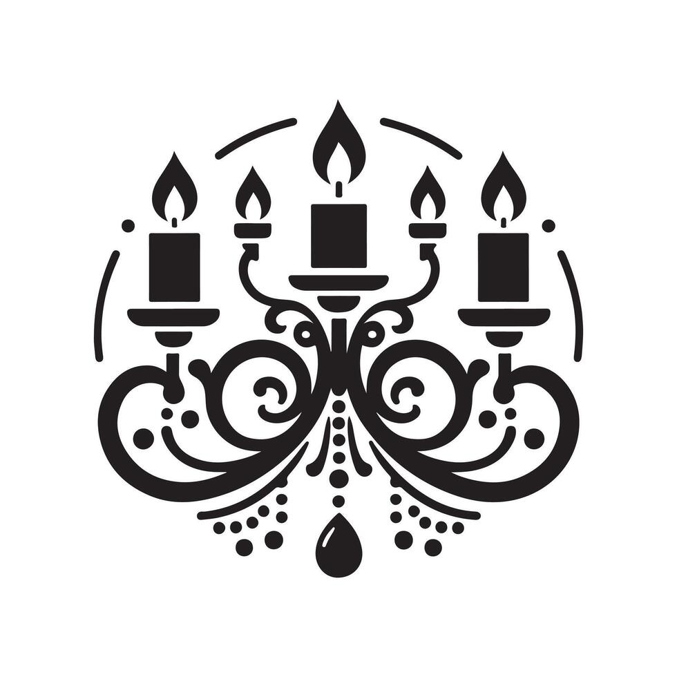 Creative Candle Silhouette Vectors Art for Artistic Inspirations