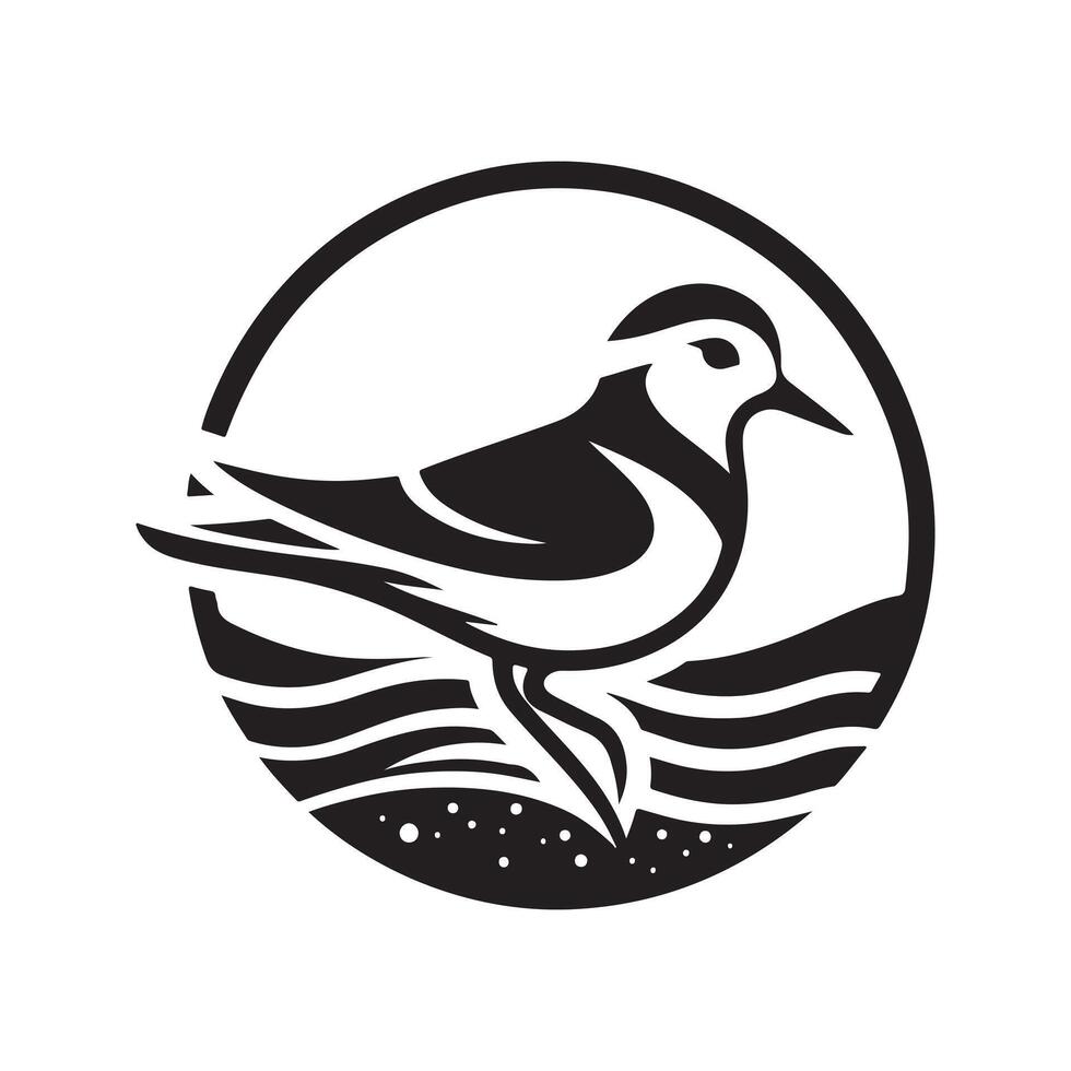 Plover Silhouette Vectors for Custom T-Shirt and Hoodie Designs