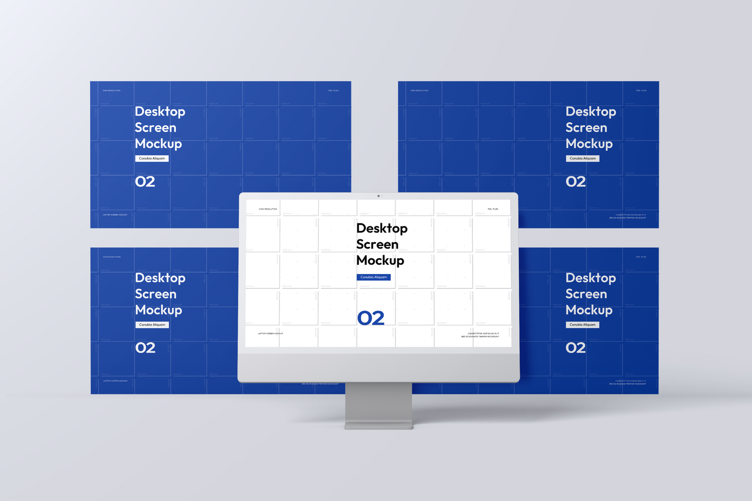 Desktop Digital Screen Web Mockup psd