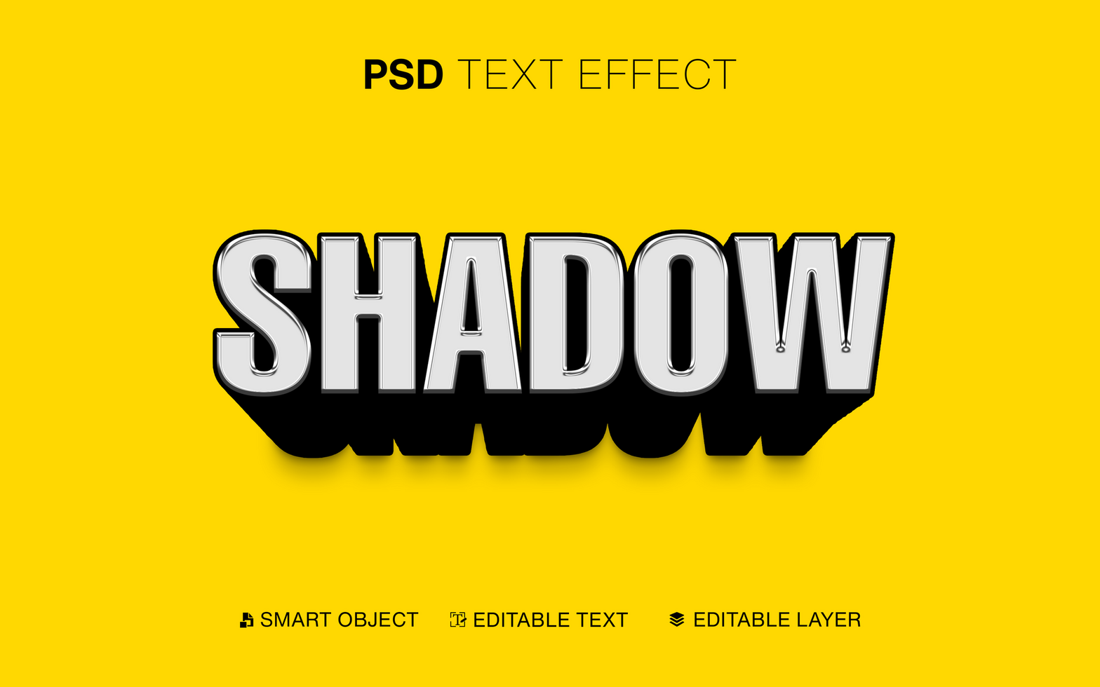 3D Editable Christmas Text Effect psd