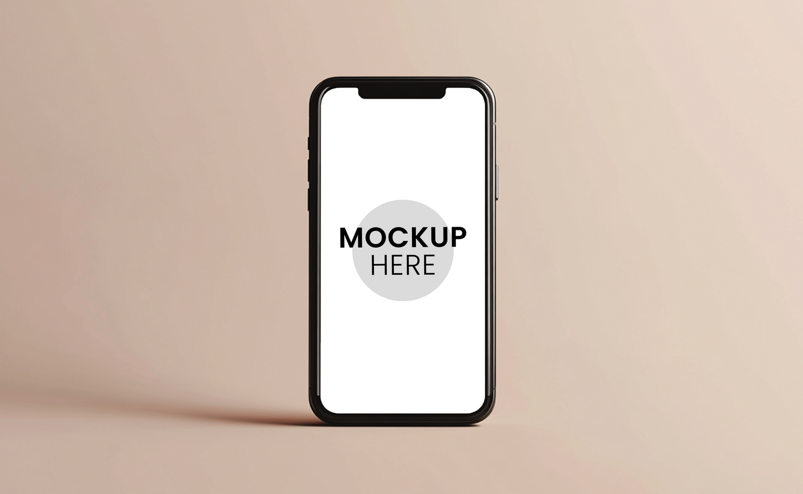 Ultra clear mobile mockup high quality smartphone, blank screen for presentations psd