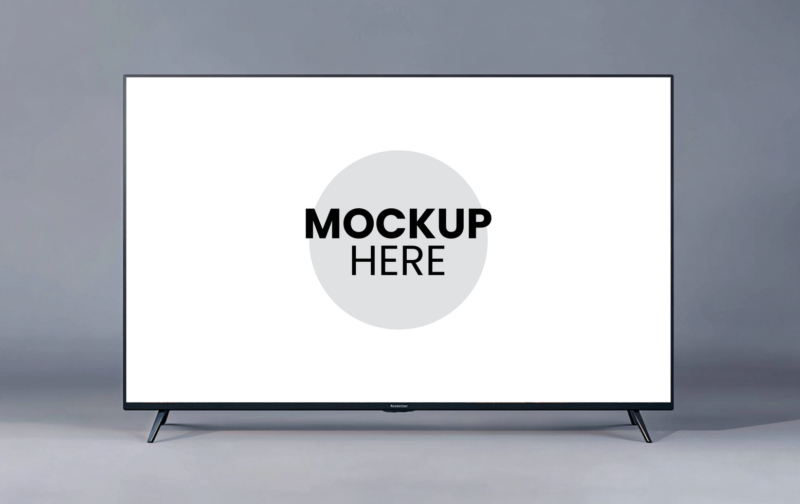 Modern TV Mockup, Elegant Room Setup psd