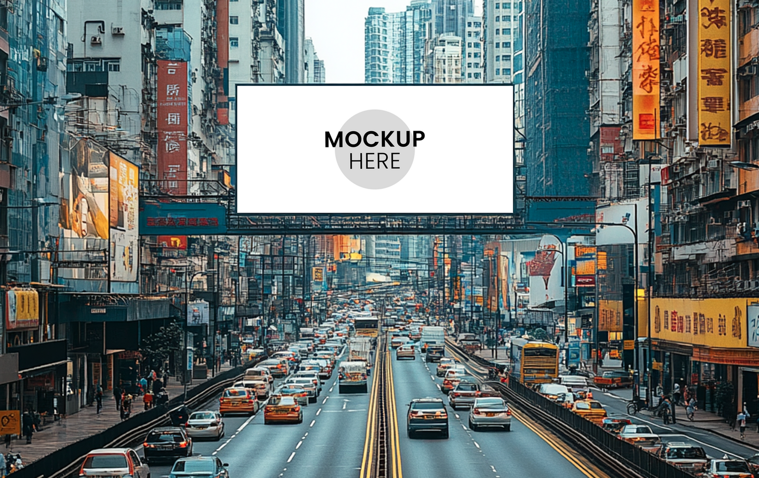 Creative Outdoor Billboard Display Mockup for Promotions psd
