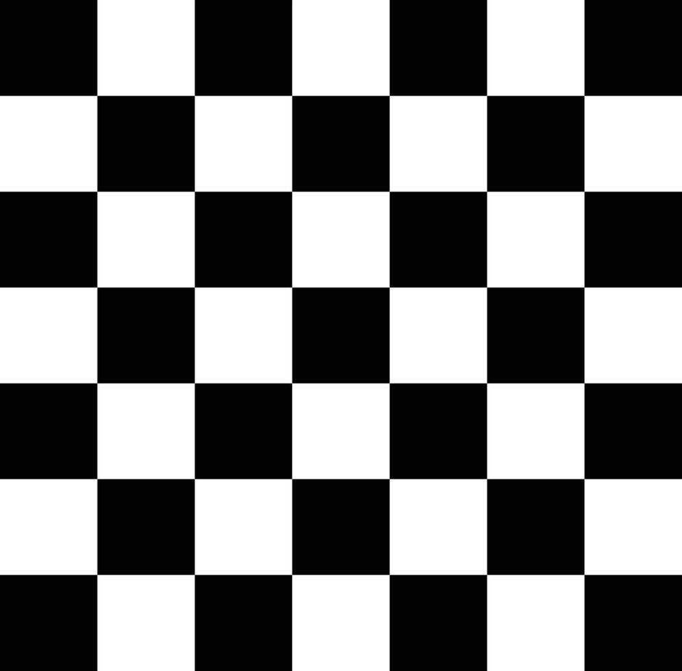 Pattern of squares in black and white chess type. vector