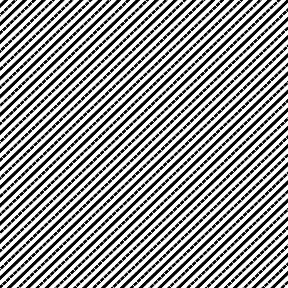 Diagonal lines pattern with dashed lines on transparent background. vector