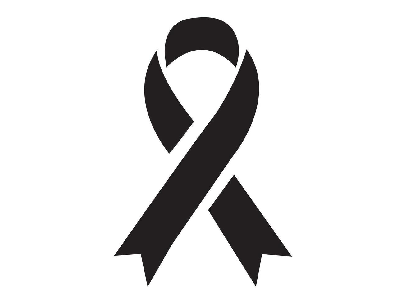 awareness ribbon icon vector
