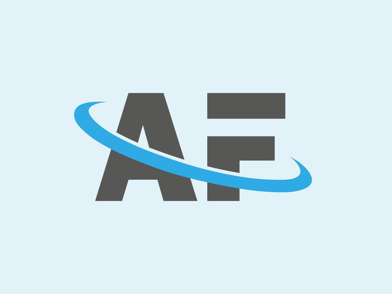 Abstract Letter AF logo Design. AF Initial Logo design Monogram for business and company.AF logo, AF letter logo design. vector