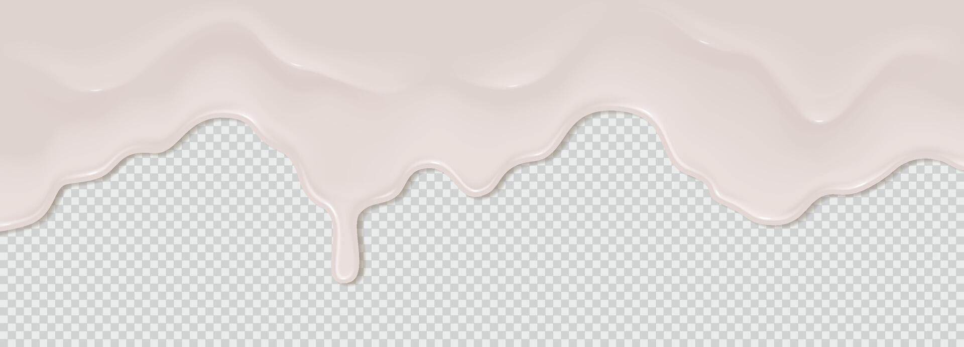 Yogurt, milk or cream surface creamy liquid melt splash flowing background. white milk splash or ice cream flow soft texture on background for sweet dessert design. 3D Illustration vector