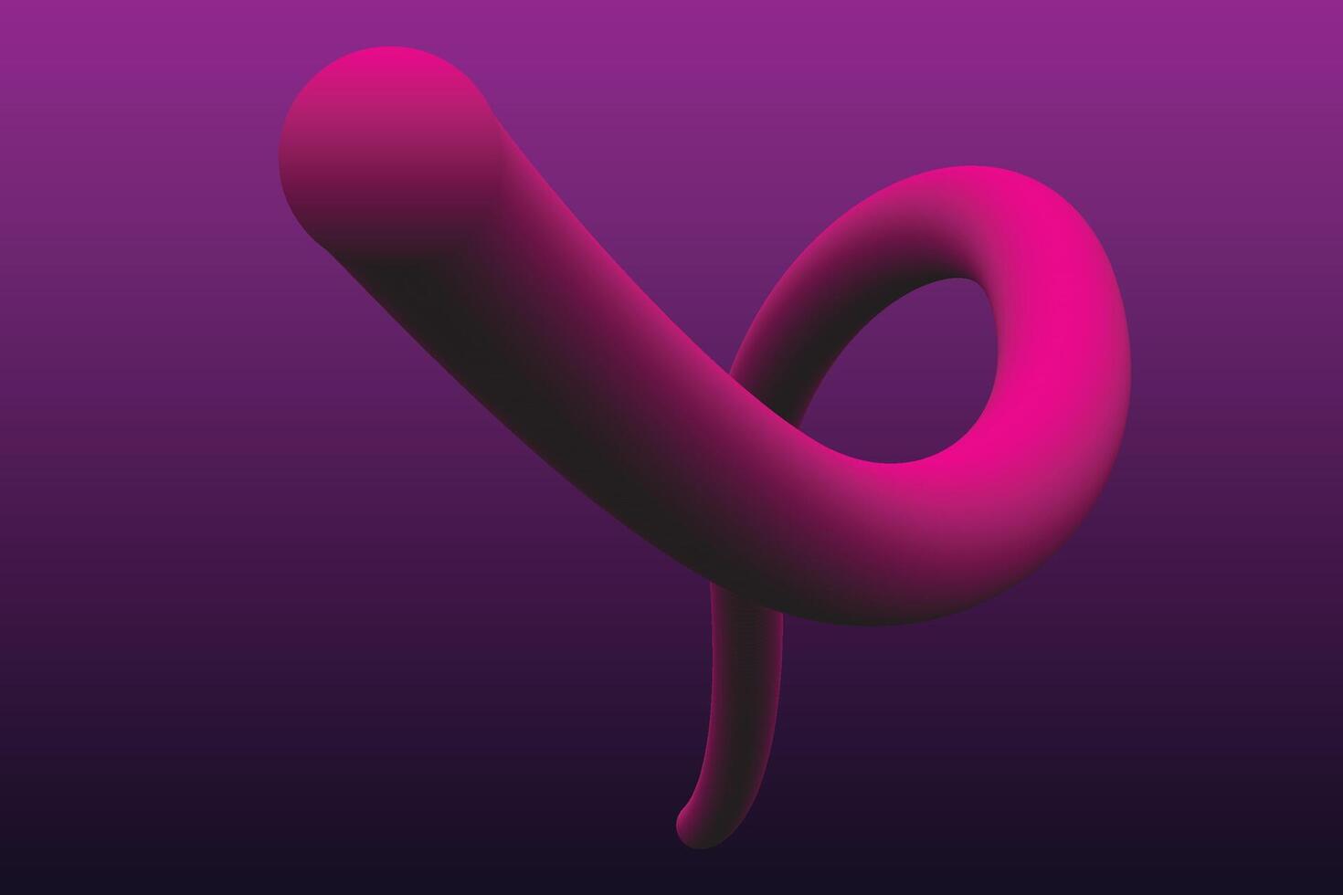 Creative 3D Colorful Liquid Shapes with Twisted Gradient Design for Banners and Backgrounds vector