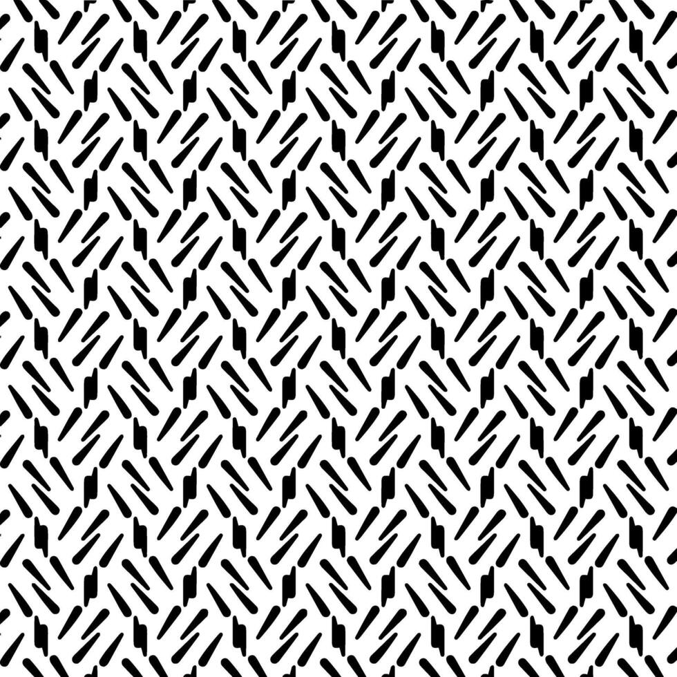 Black and white geometrical abstract seamless pattern vector