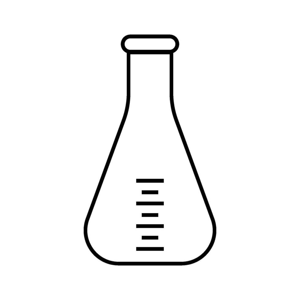 Erlenmeyer Icon simple vector