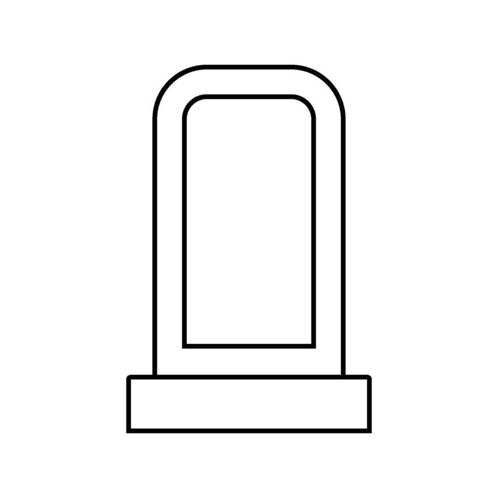 tombstone icon illustration vector