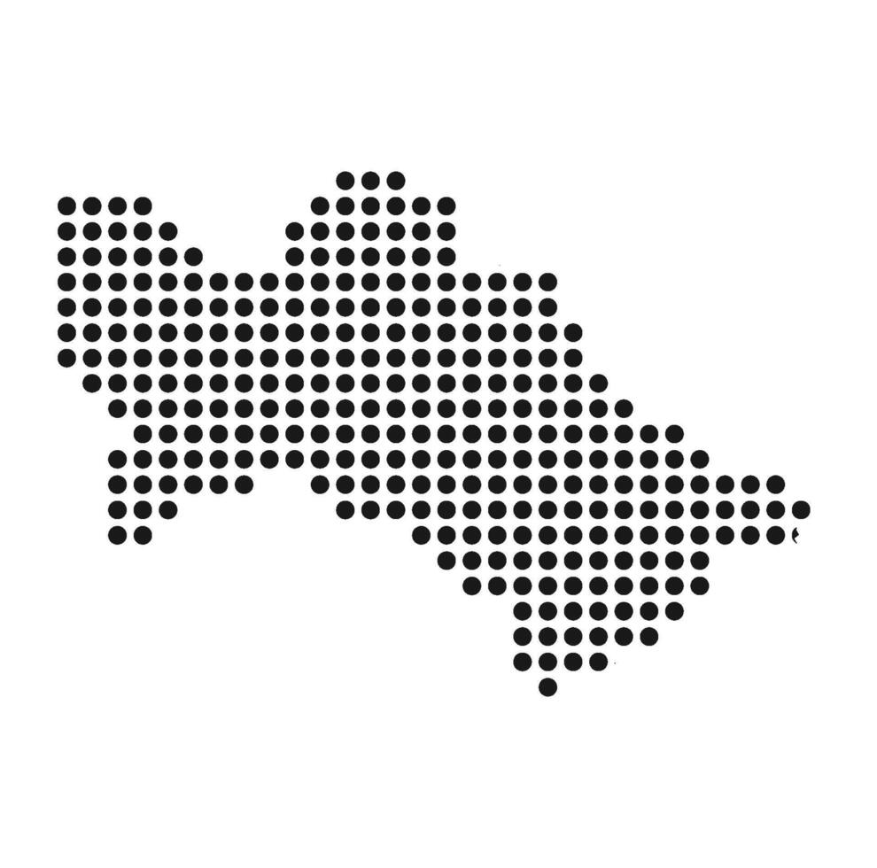 turkimenistan map icon illustration design vector