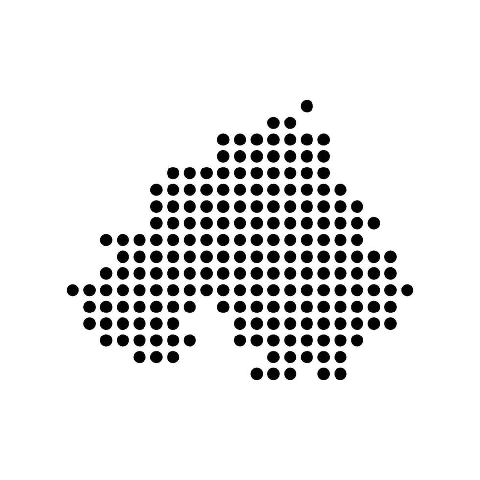 northern ireland map icon vector