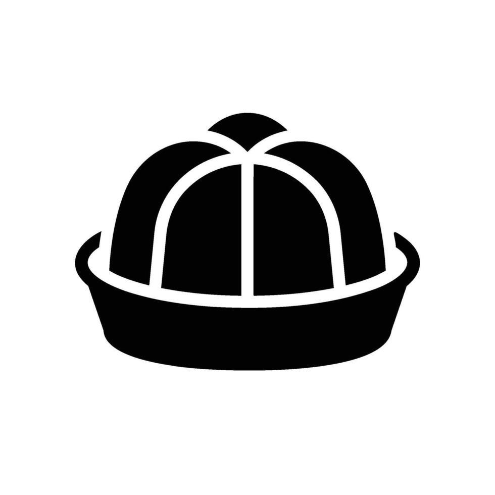 jelly Glyph Icon White Background vector