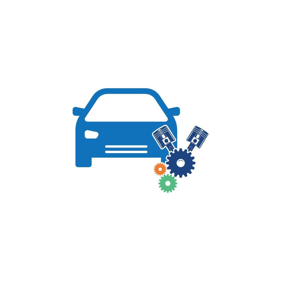 car repair icon logo illustration design vector