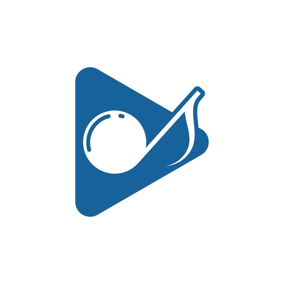 play button music note illustration icon vector