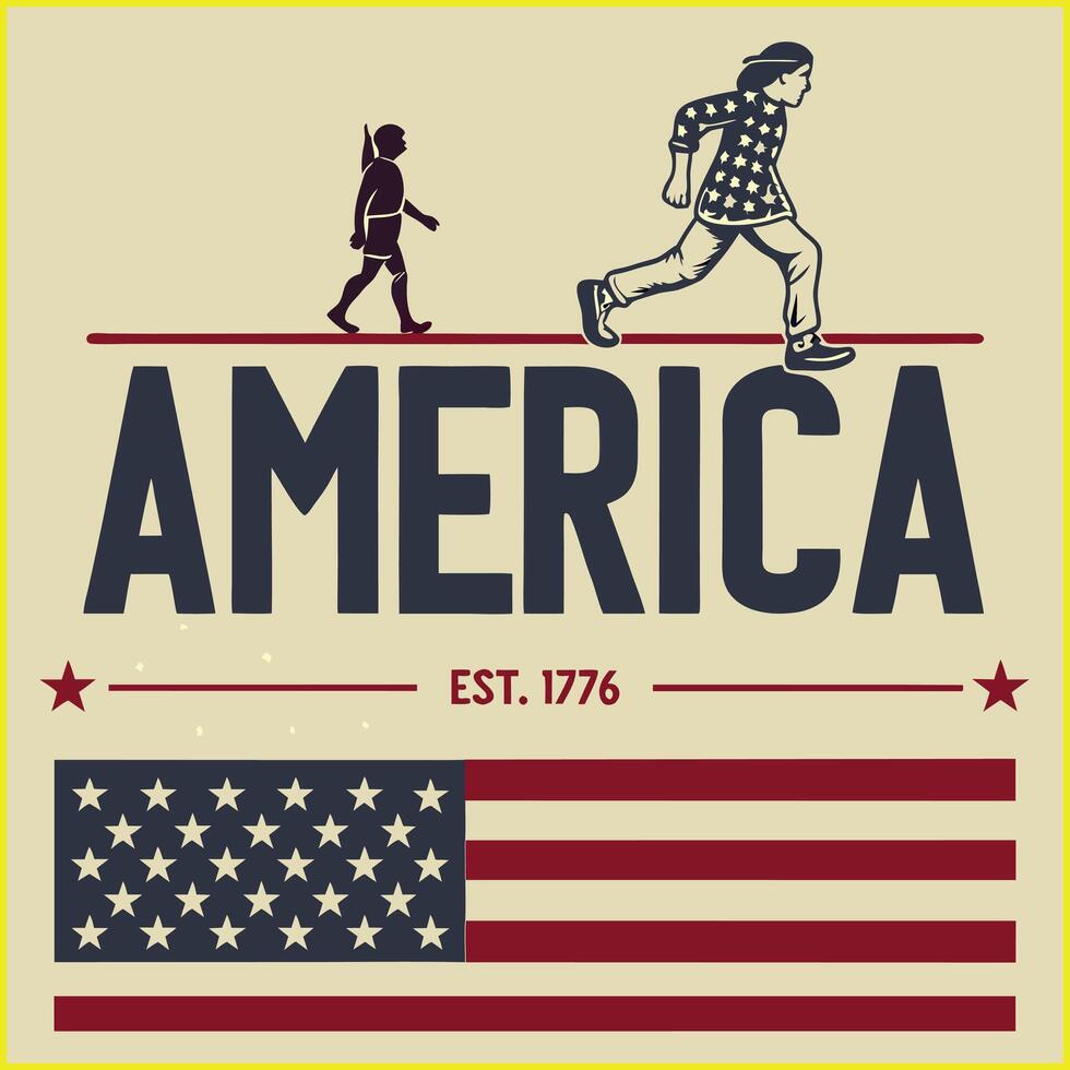 america is a great place to live vector
