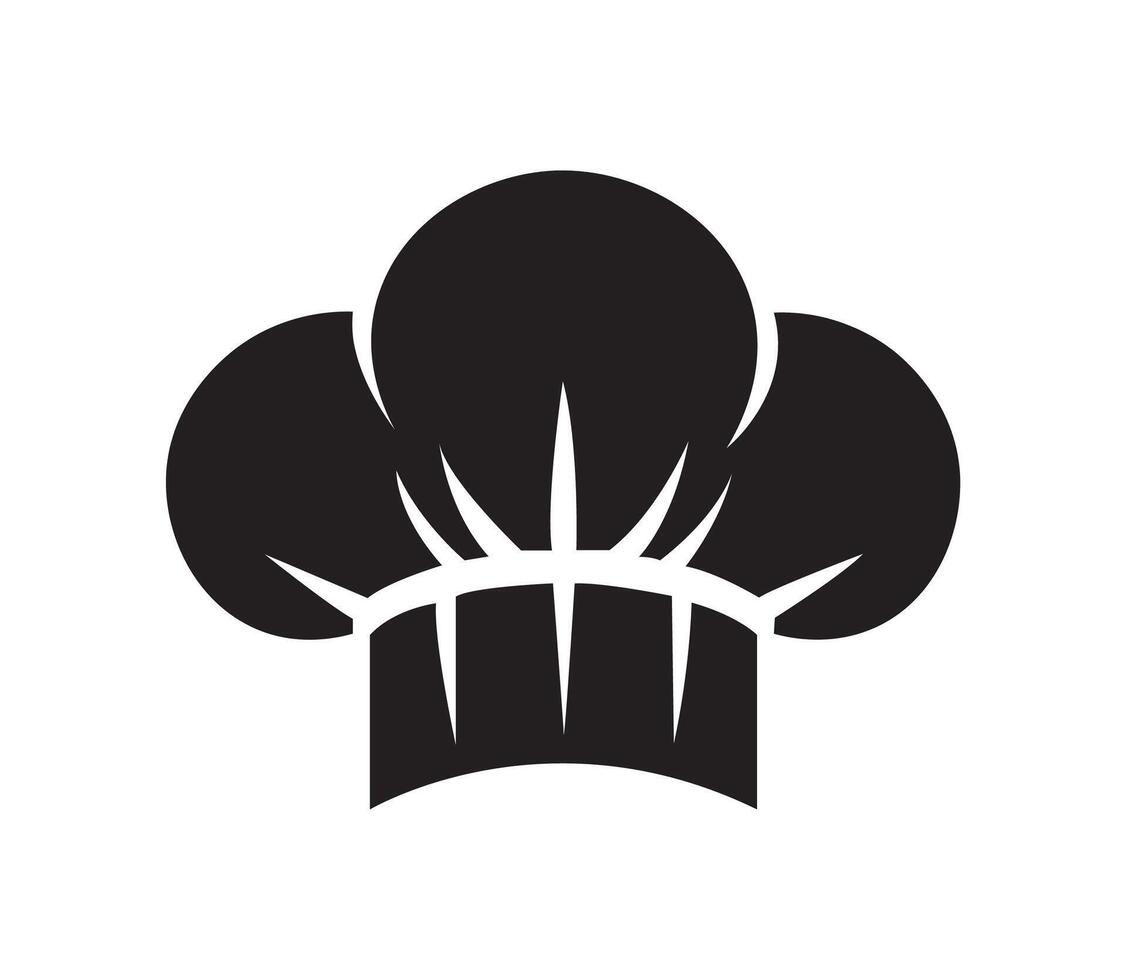 Chef hat icon illustration. vector
