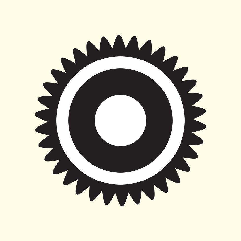 Gear Settings sign, cogwheel. Functions symbol. vector